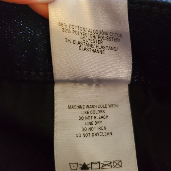 Hudson Nico super skinny midnight stellar metallic blue shimmer black jeans - Picture 6 of 11